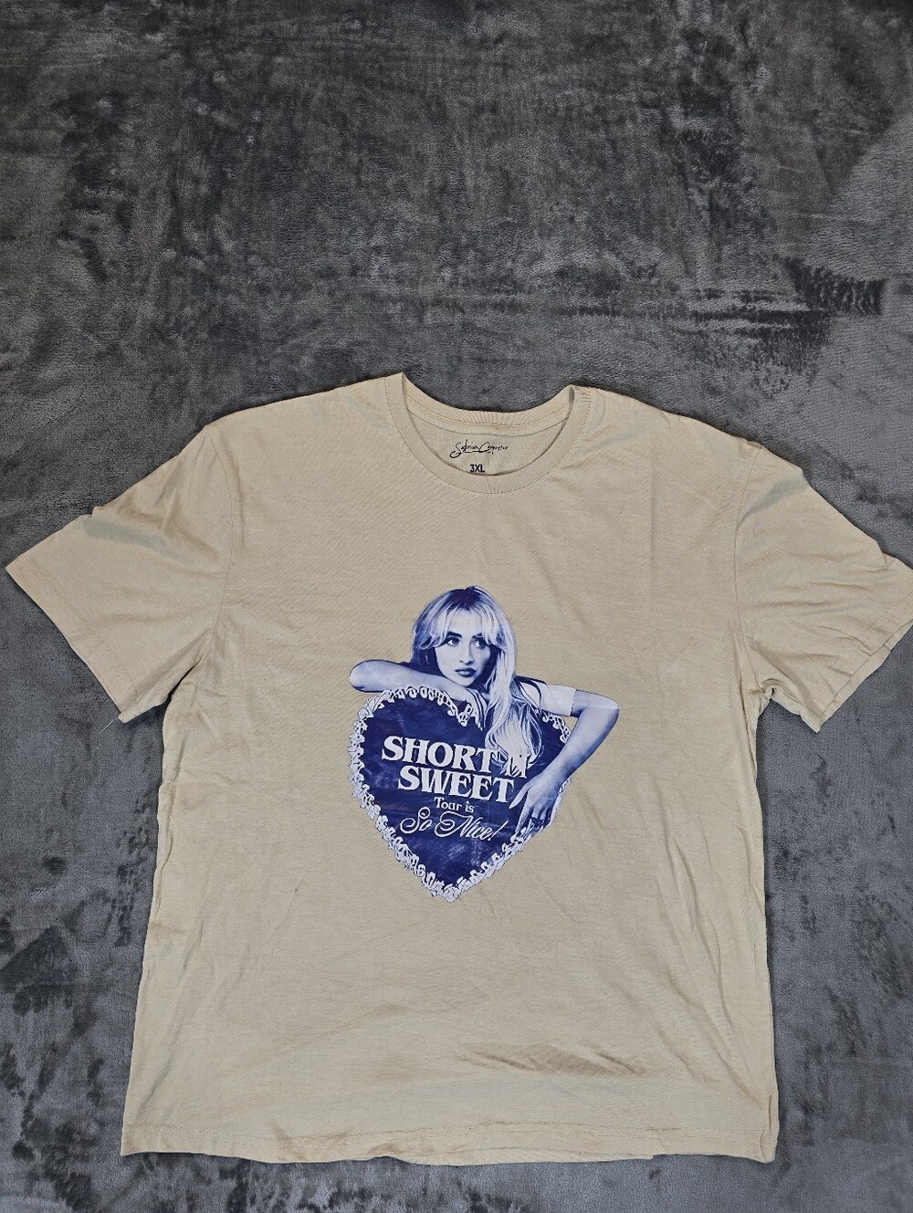Sabrina Carpenter Short N' Sweet 2024 Tour T Shirt Size 3XL Fits Woman's Large